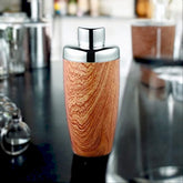 FnS Stainless Steel Cocktail Shaker 650 ml (Wooden)